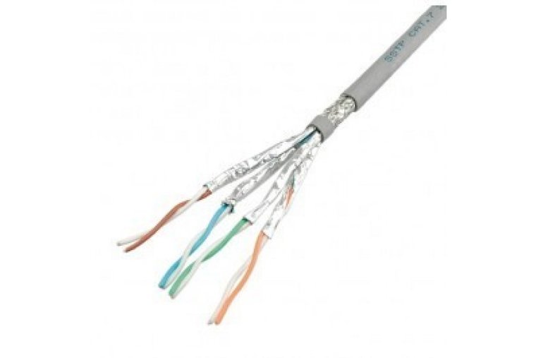 klant Intimidatie Tranen Belden S/FTP Cat6a netwerk kabel grijs 100m (-) | KabelOutlet.com